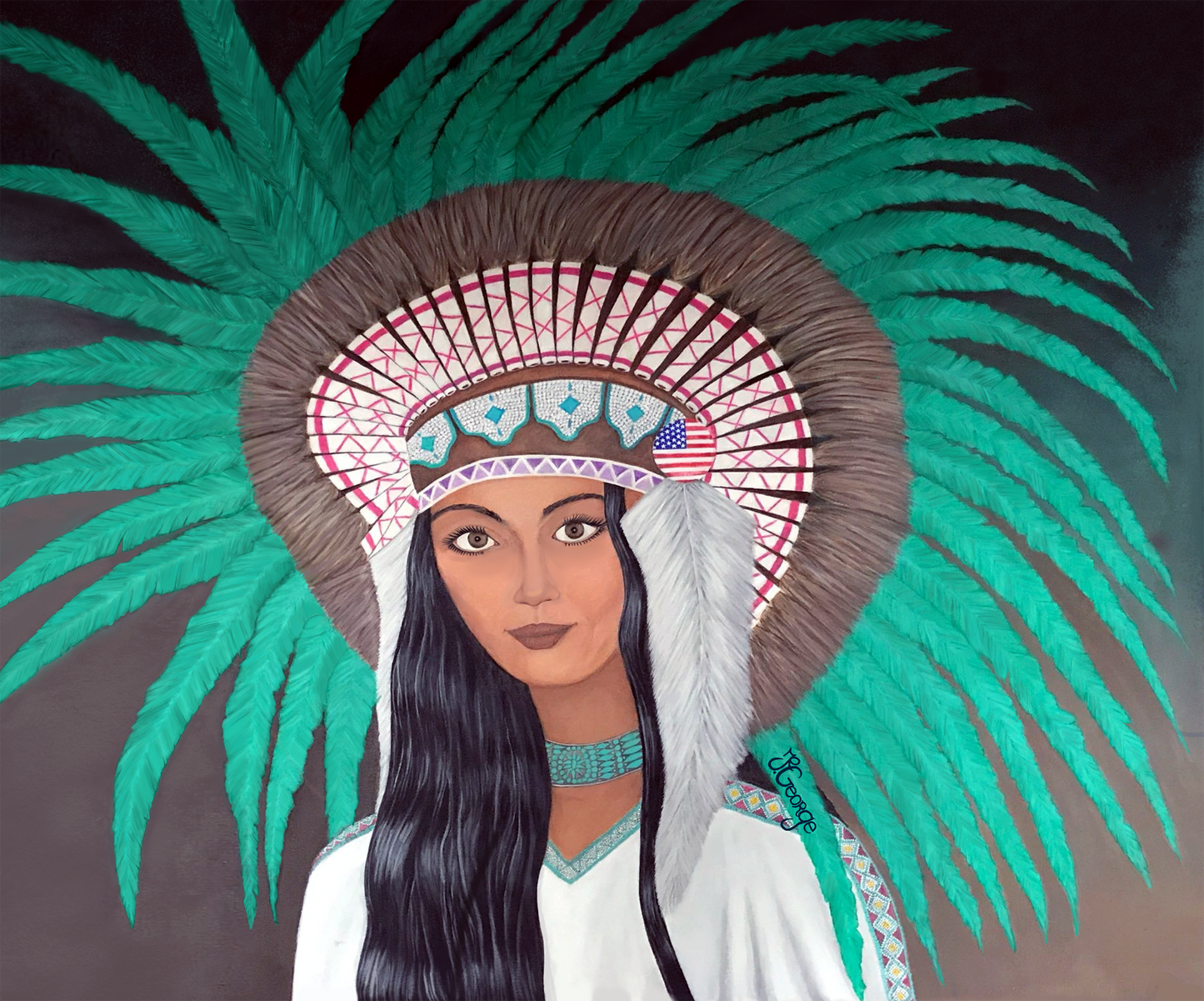 Native Indian woman